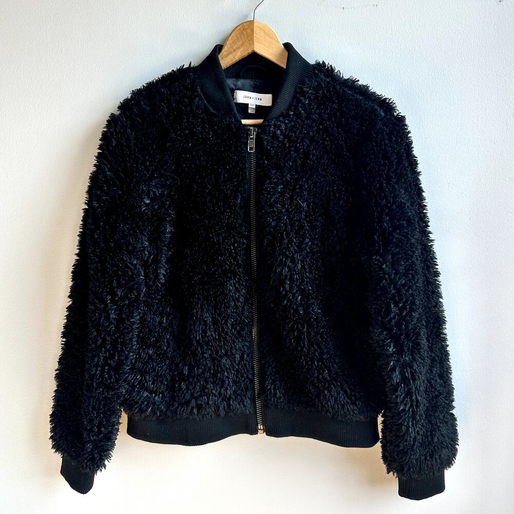 John + Jenn Sherpa Bomber Jacket Sz M
